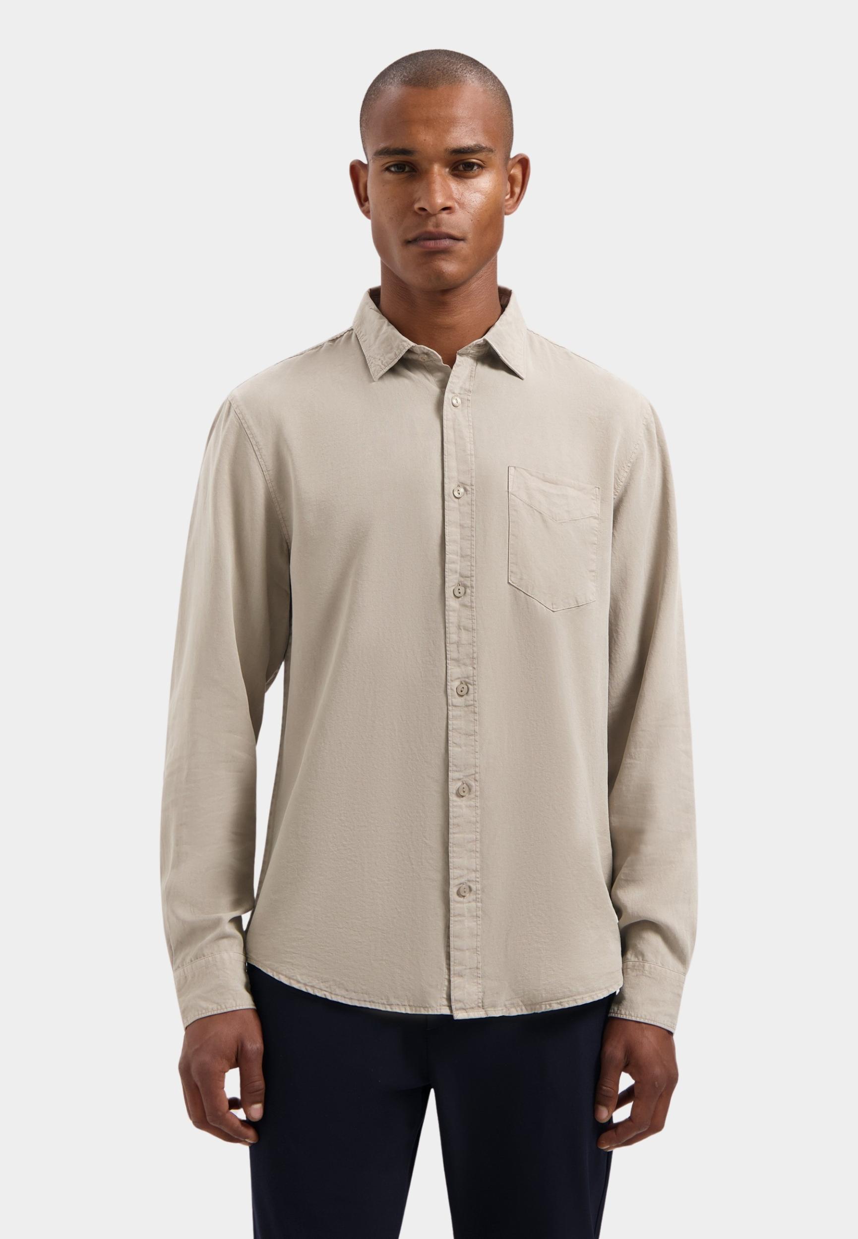 Dstrezzed Casual hemd lange mouw Groen DS_Lamont Shirt 303754-AW25/276