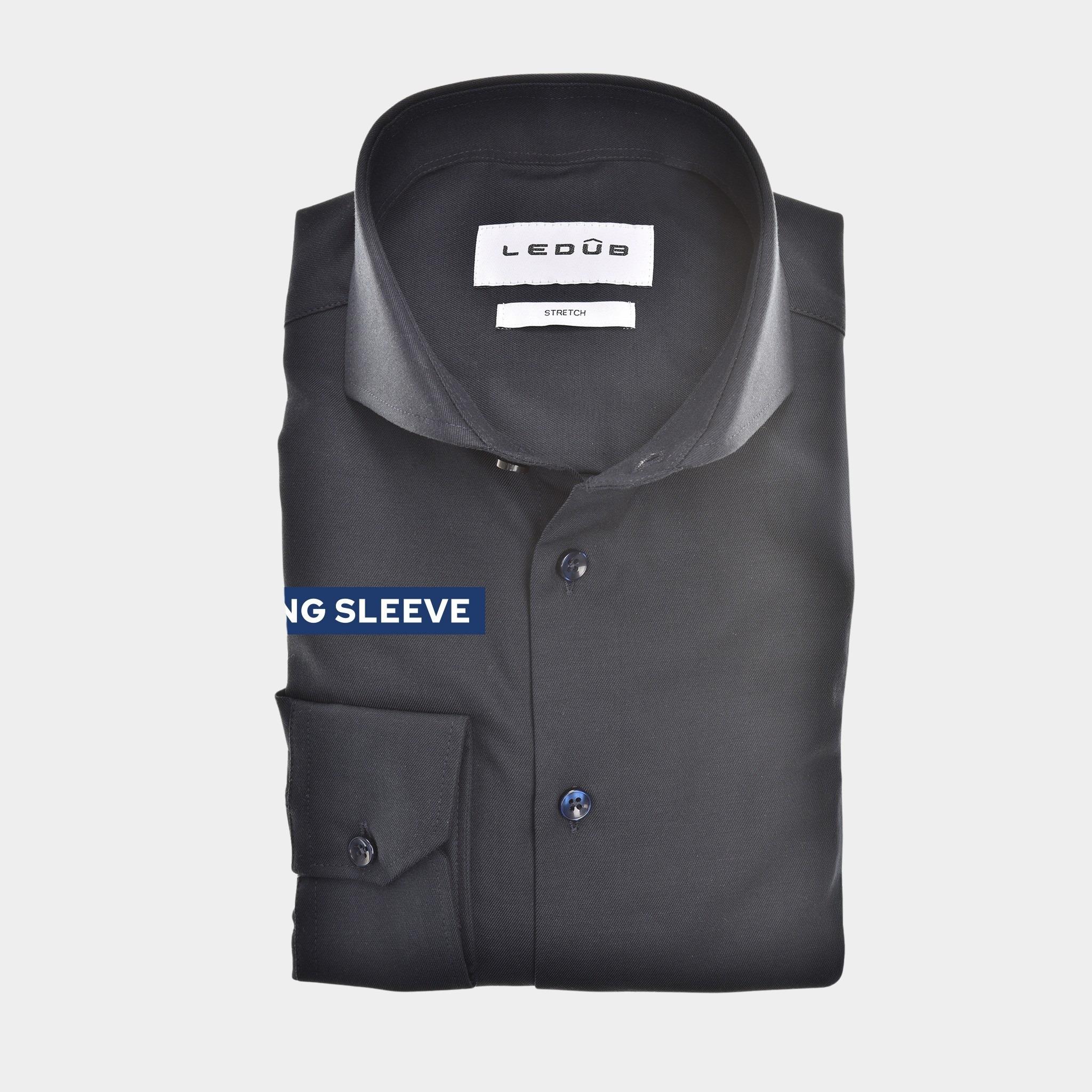 Ledub Overhemd extra lange mouw Blauw MFN7 0323716/190-000-000