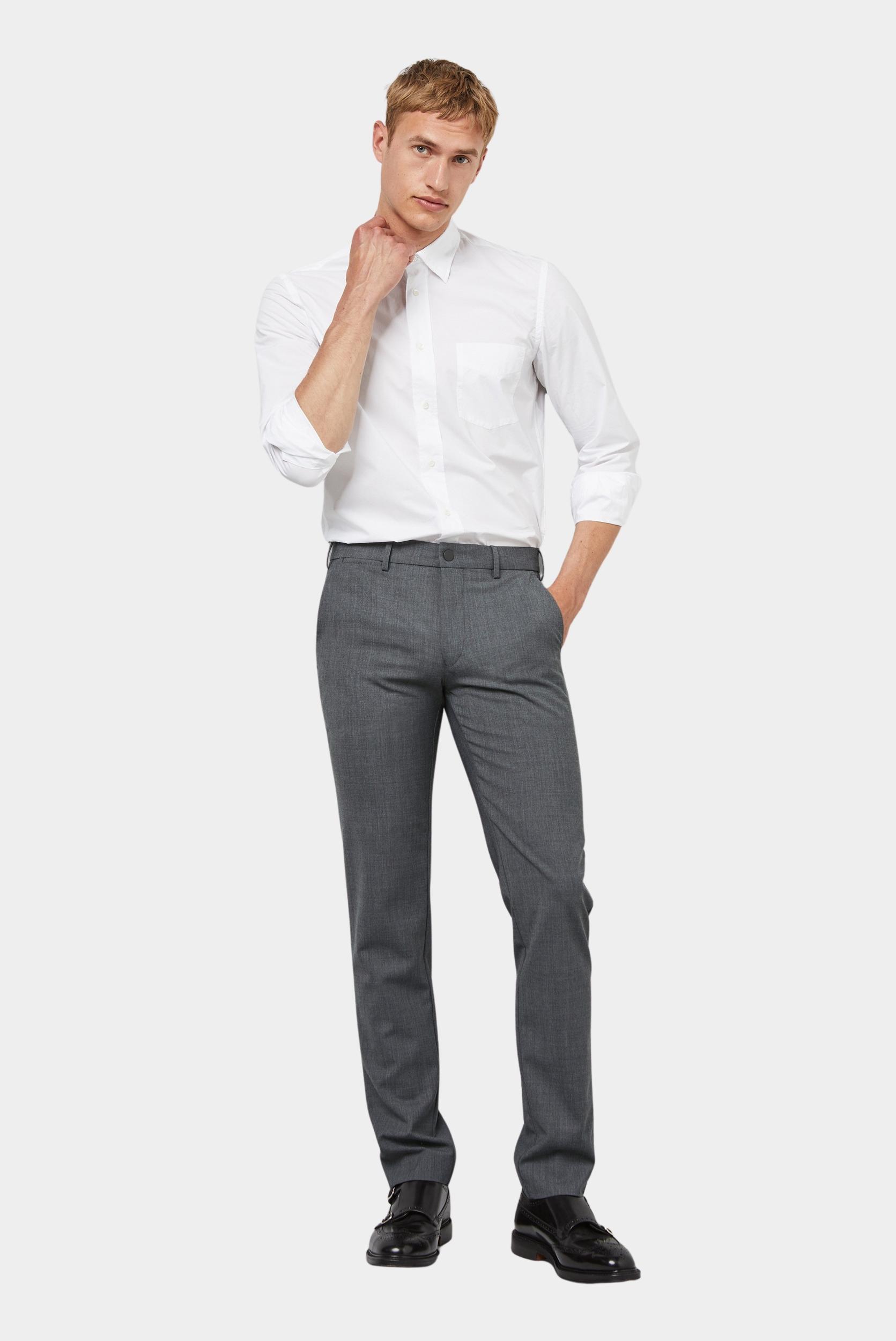 Meyer Wollen Pantalon Grijs M5 CHINO Art.9-6166 3649616600/07