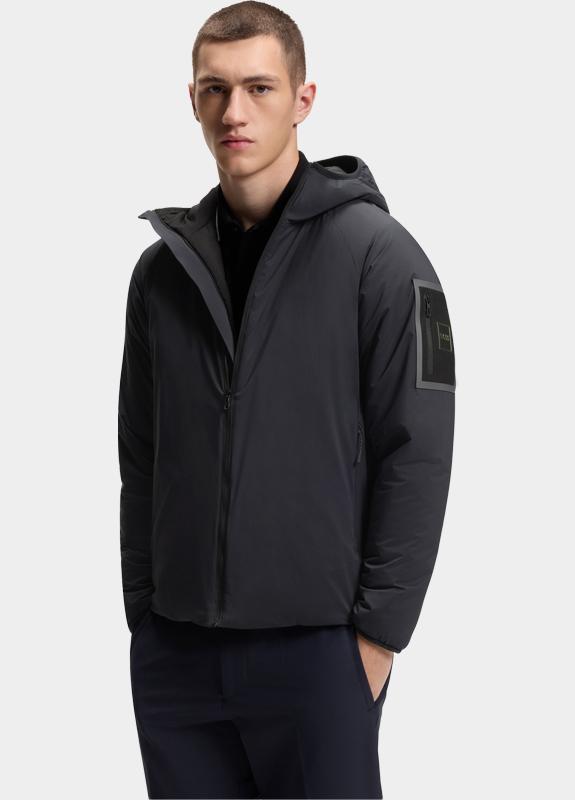 BOSS Green Winterjas heren Zwart OW_Lite-X JT HD 10267912 01 50551067/402