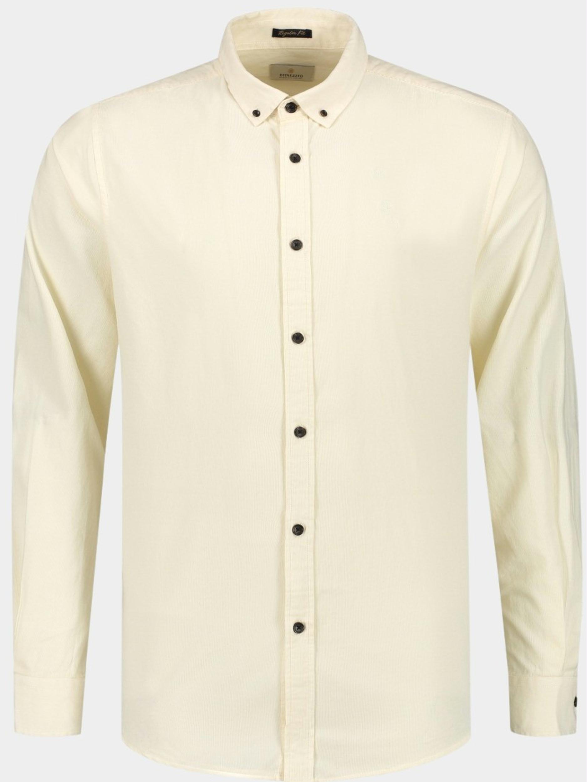 Dstrezzed Casual hemd lange mouw Wit Button down Shirt Babycord 303622/102