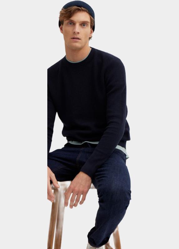 Basefield Pullover heren Blauw  219018485/654