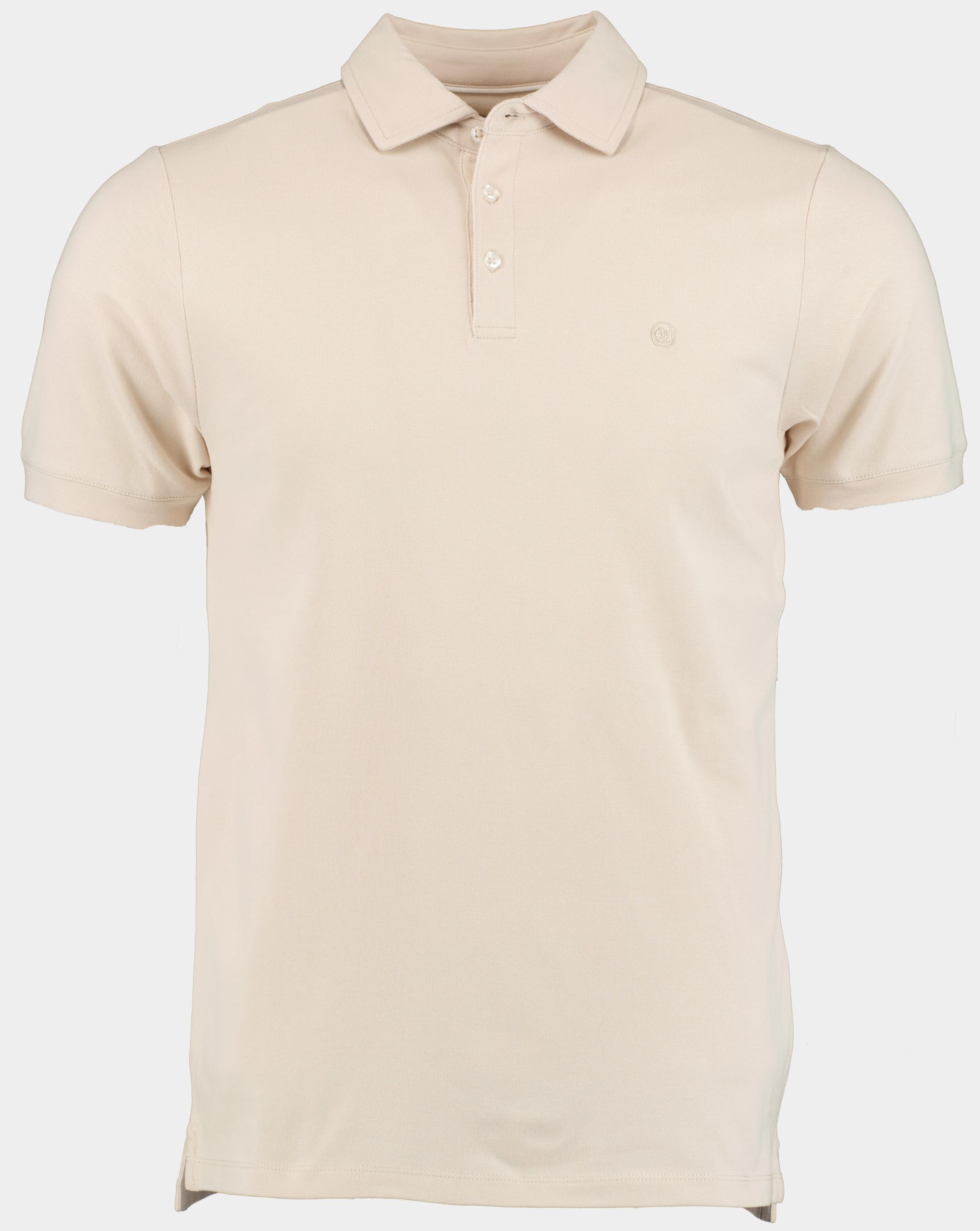 Bos Polo korte mouw Beige Arto Polo Fine Pique Plain 24108AR22BO/186 kit