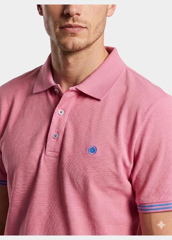 Bos Polo korte mouw Roze Cyril Polo 26108CY32BO/6500