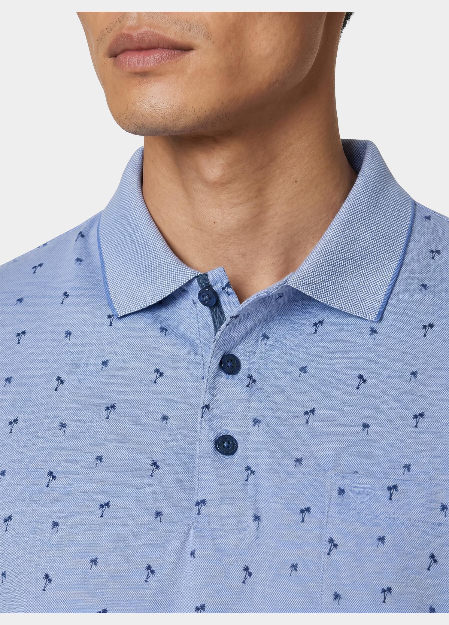 Redmond Polo heren Blauw Polo Shirt wash & wear 251900900/120