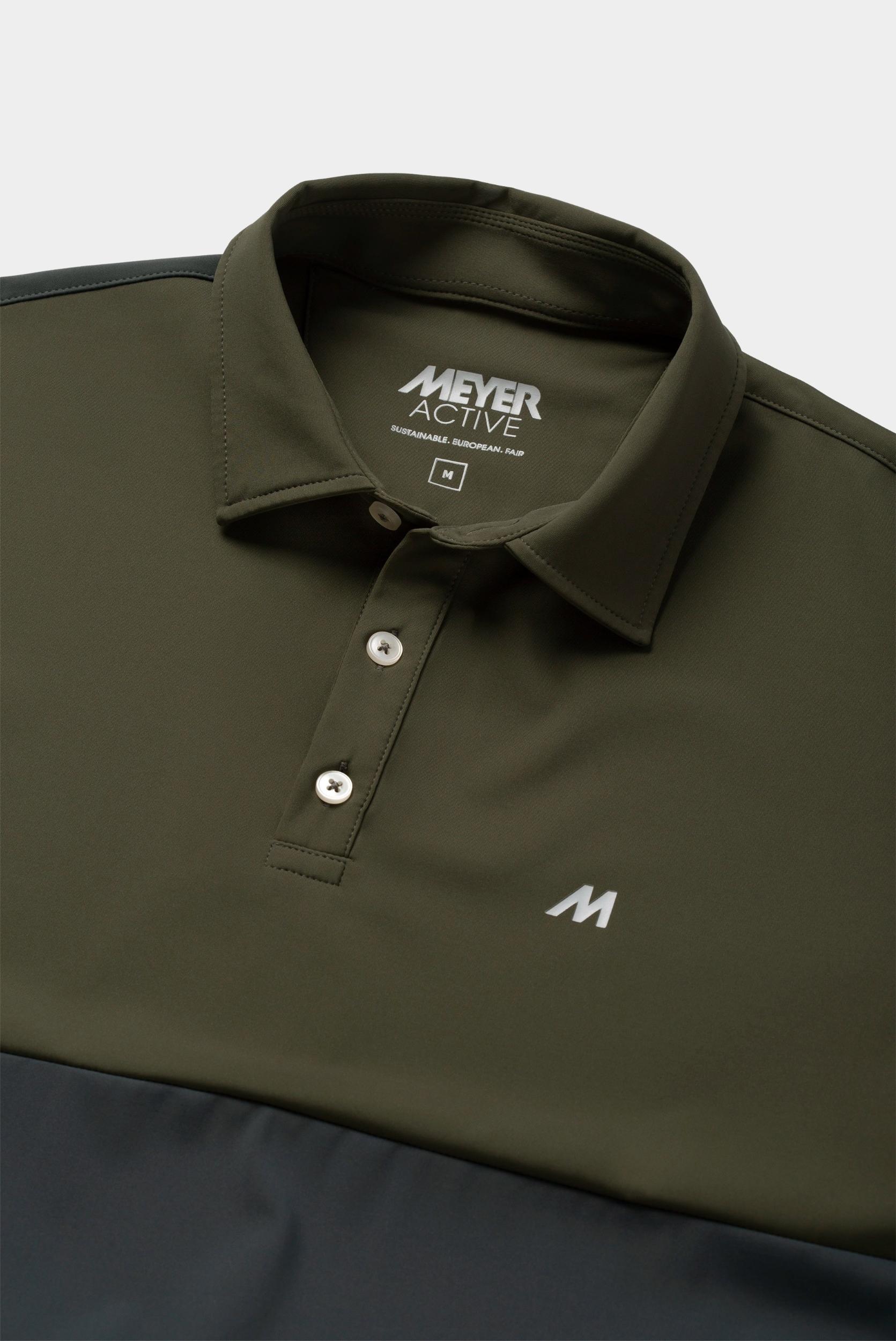 Meyer Polo lange mouw Groen JUSTIN Art.9-9009 9549900900/27