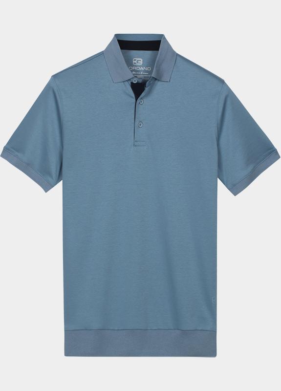 Giordano Polo heren Blauw Bolzano Short Sleeve Blouson 616577/65