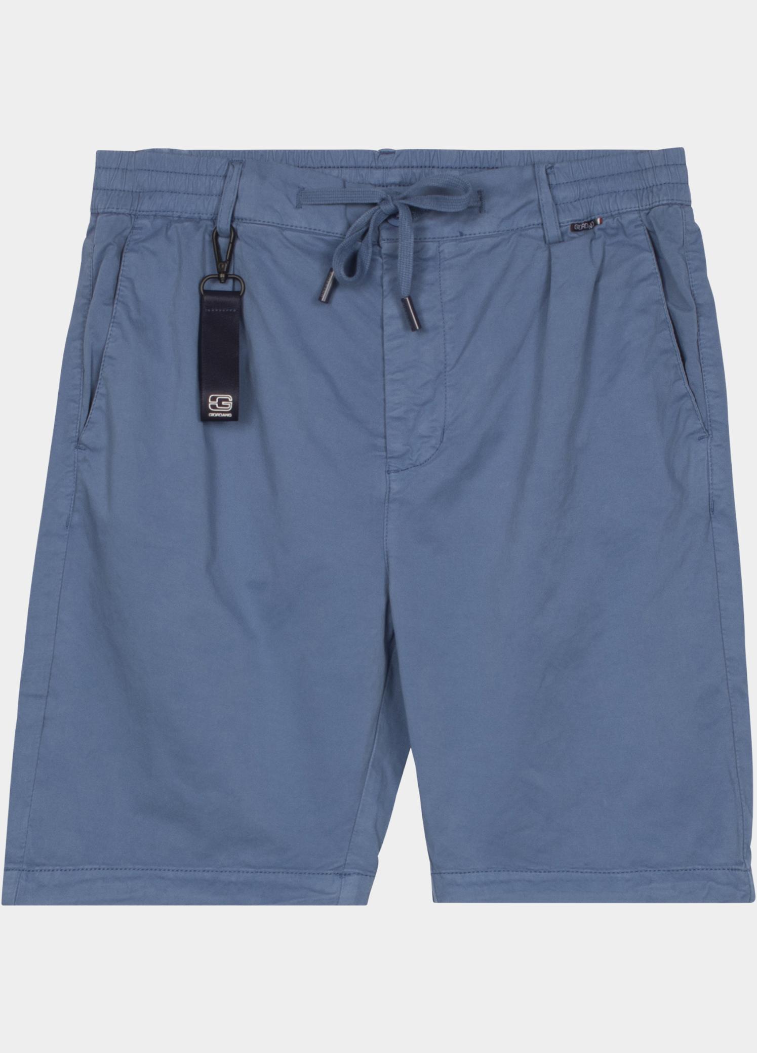 Giordano Korte Broek heren Blauw Positano short Garment Dyed C 611110/64