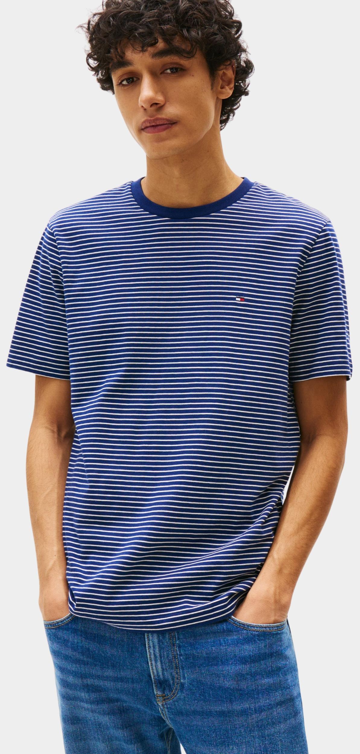 Tommy Hilfiger T-shirt korte mouw Blauw ESS Seasonal Reg Fit MW0MW39995/0A5