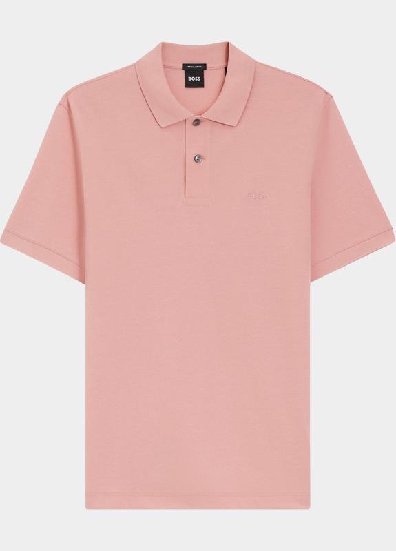 BOSS Black Polo korte mouw Roze Pallas 10278258 01 50553564/686