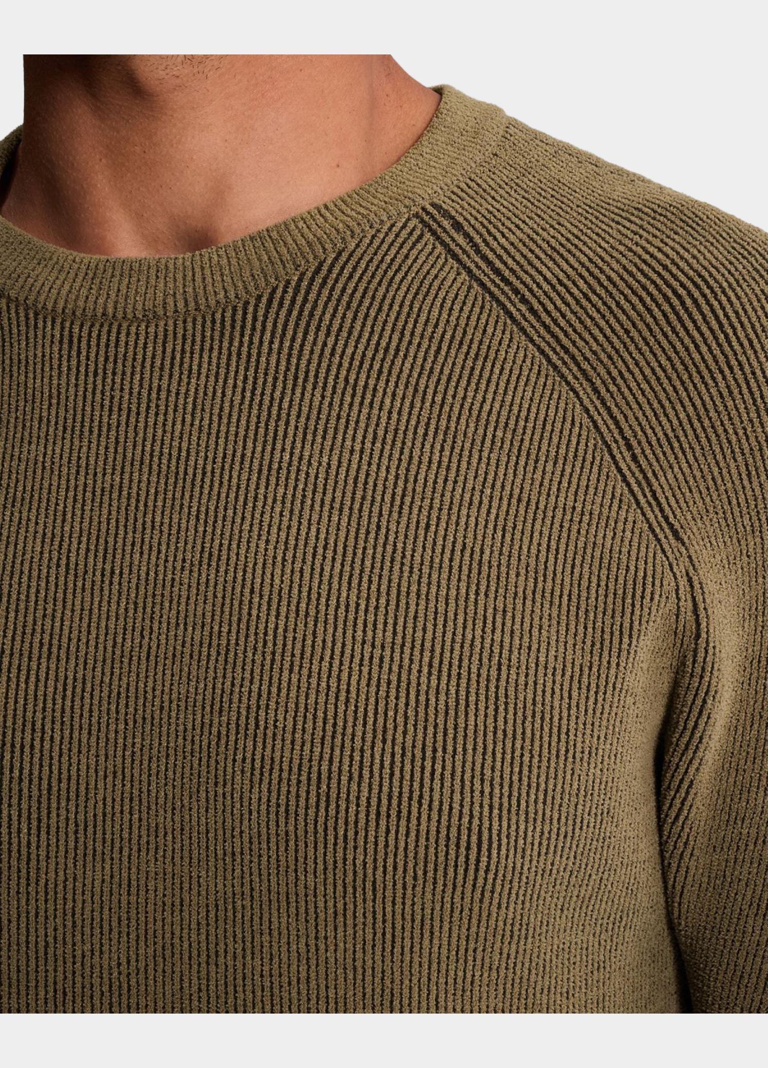 Cast Iron Pullover heren Groen Crewneck regular fit soft ble CKW2609313/8026