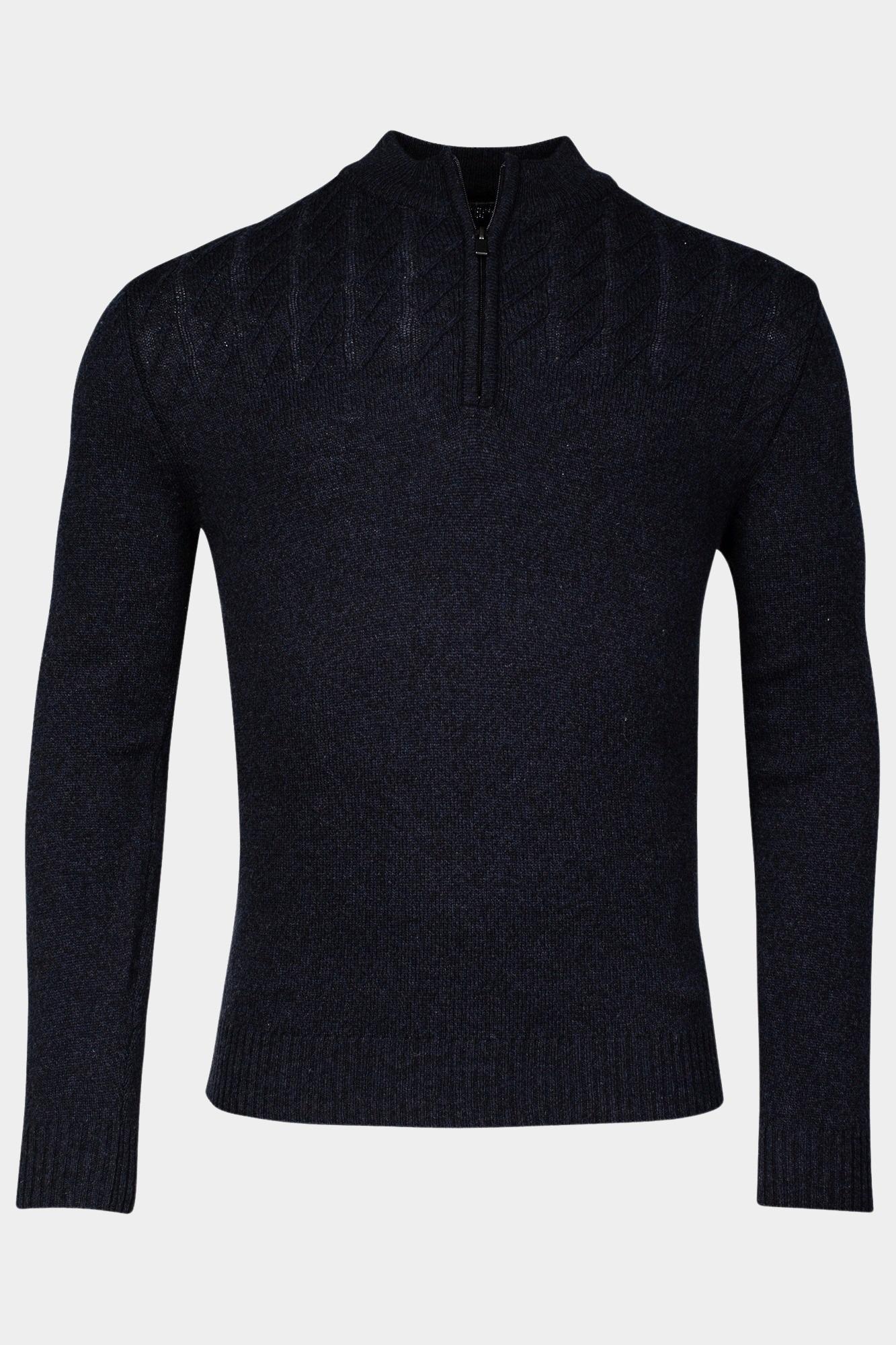 Baileys Half Zip Blauw Pullover 1/2 zip  7gg single 328430/678