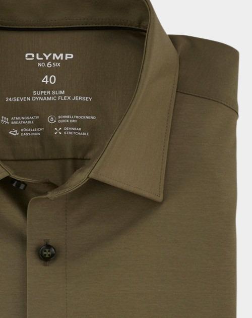 Olymp Business hemd lange mouw Groen 2503/74 Hemden 250374/48