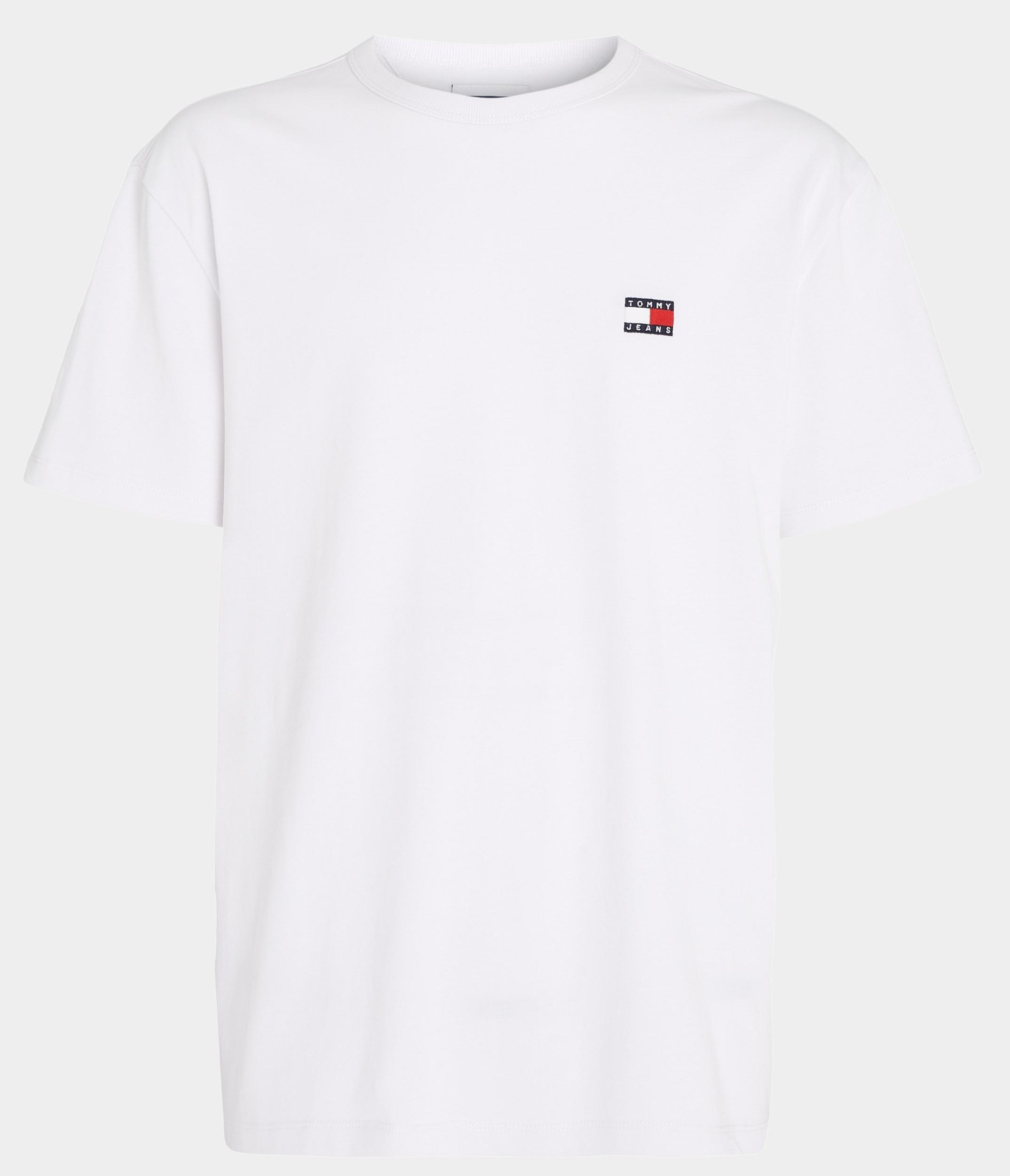 Tommy Jeans T-shirt korte mouw Wit Reg Badge Tee Ex DM0DM17995/YBR