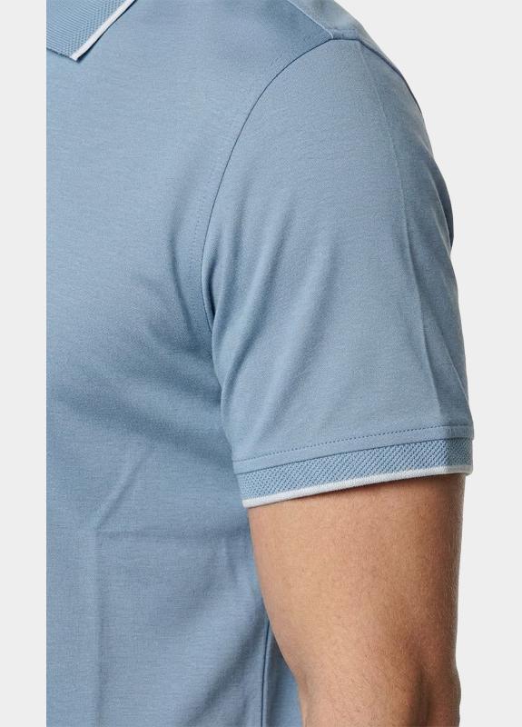 Bos Polo heren Blauw  25016/L. Blue