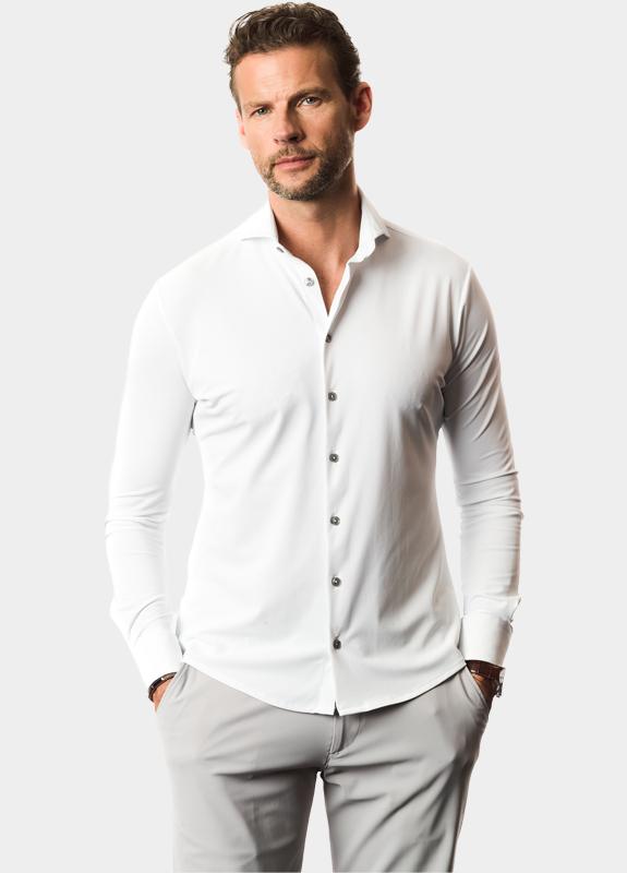 Ledub Business hemd lange mouw Wit  0143470/910-000-000