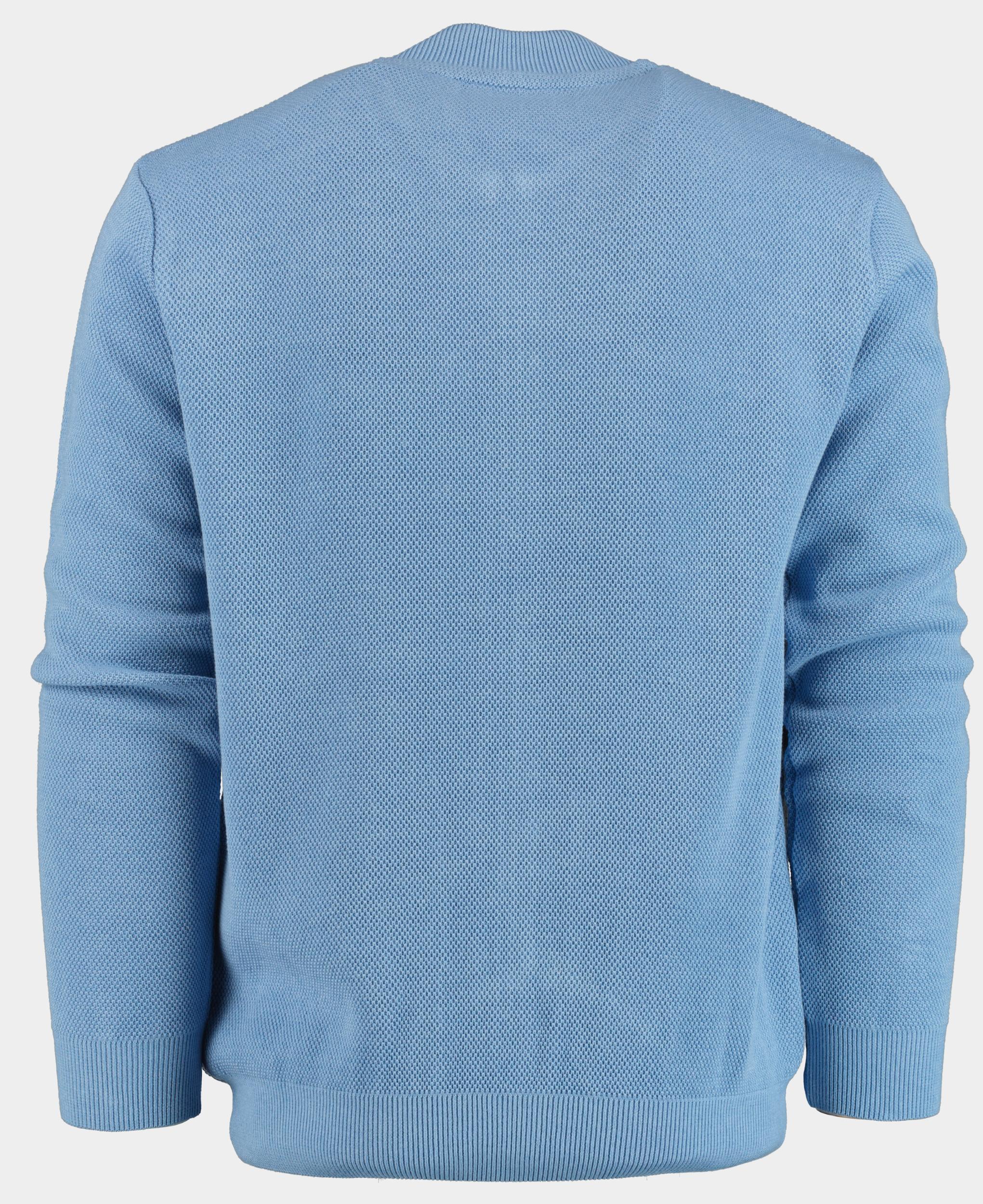 Innocente Vest Blauw met structuur en zakken 304/8147