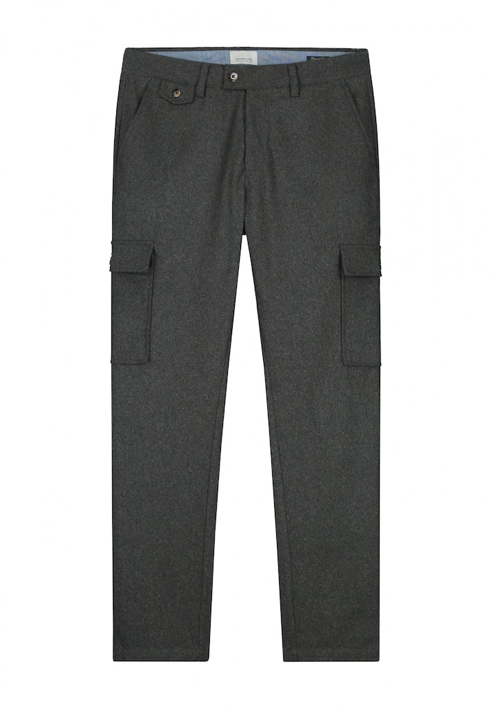 Dstrezzed Katoenen Broek Zwart DS_Marlon Wool Combat 501778/995