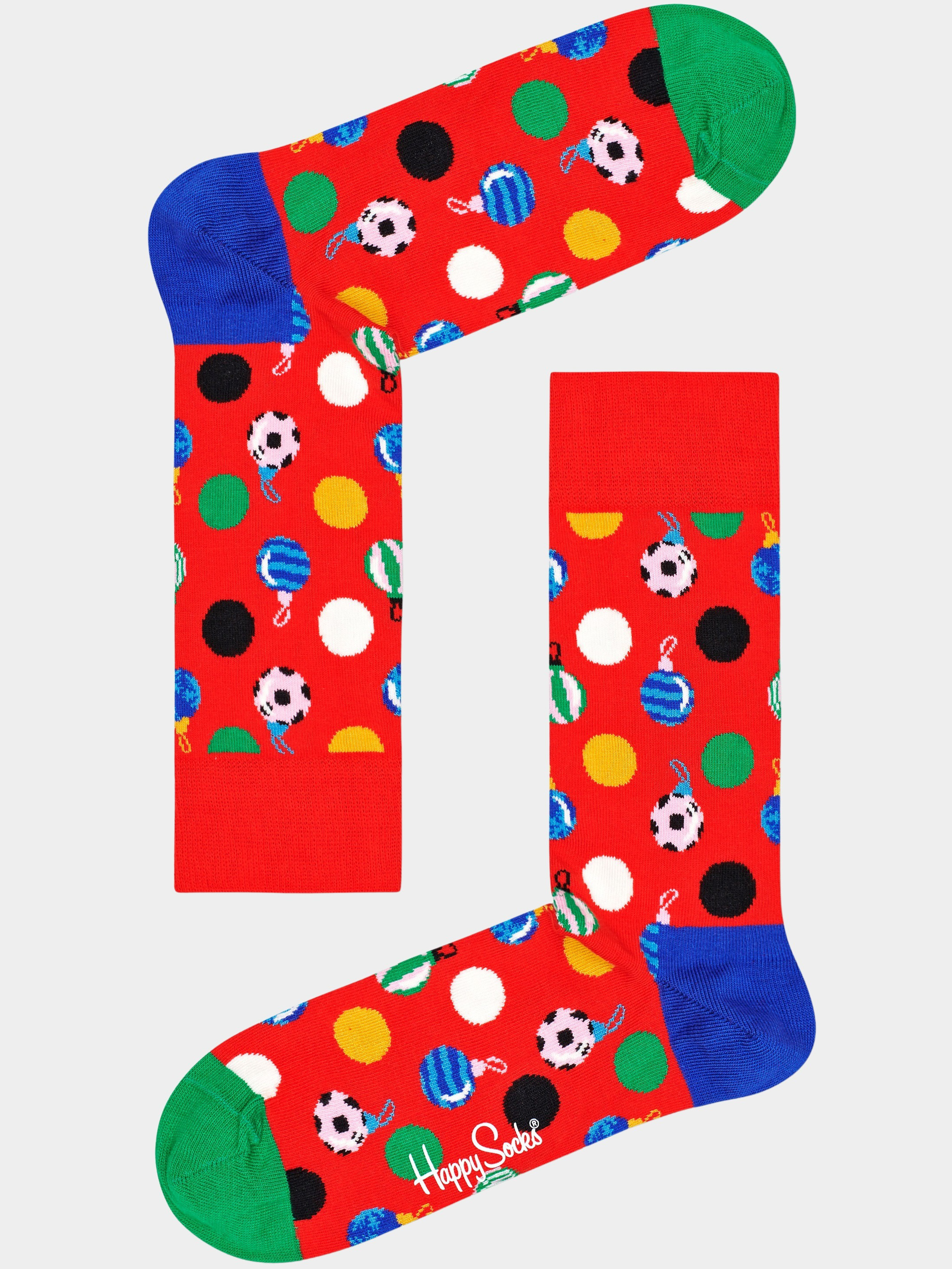 Happy Socks Sokken Rood 2-Pack Baubles sokken Gift Set XBAU02/4300