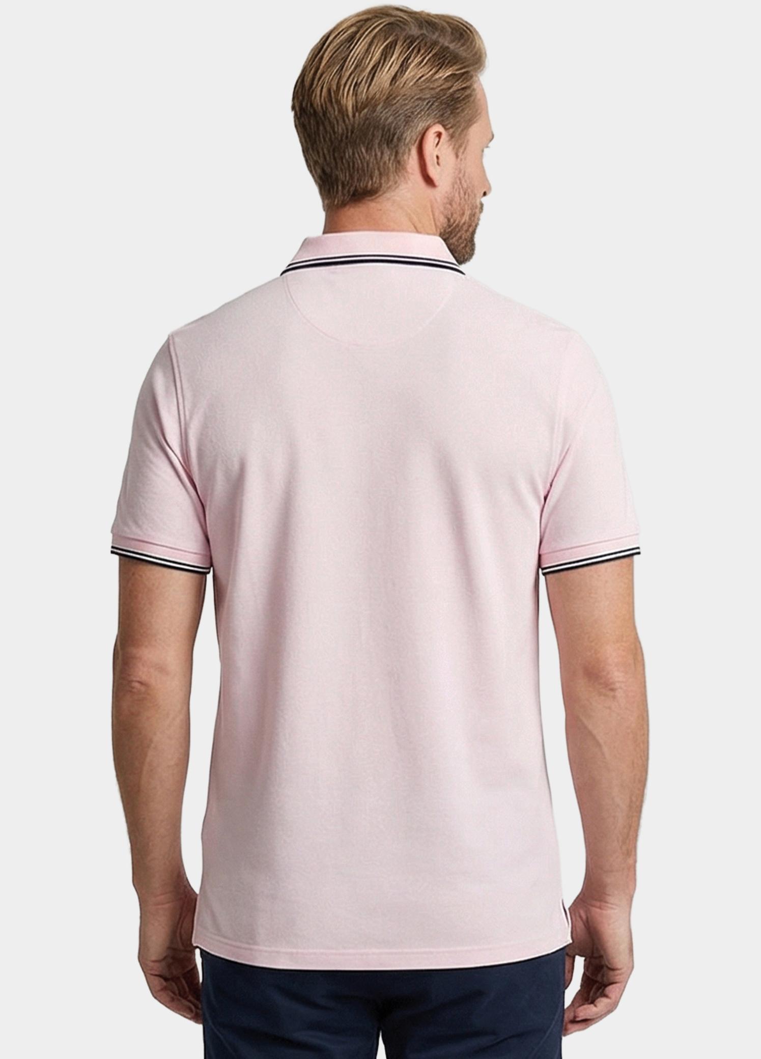 Giordano Polo heren Roze Nico Signature Polo SS Two-Pl 616587/51