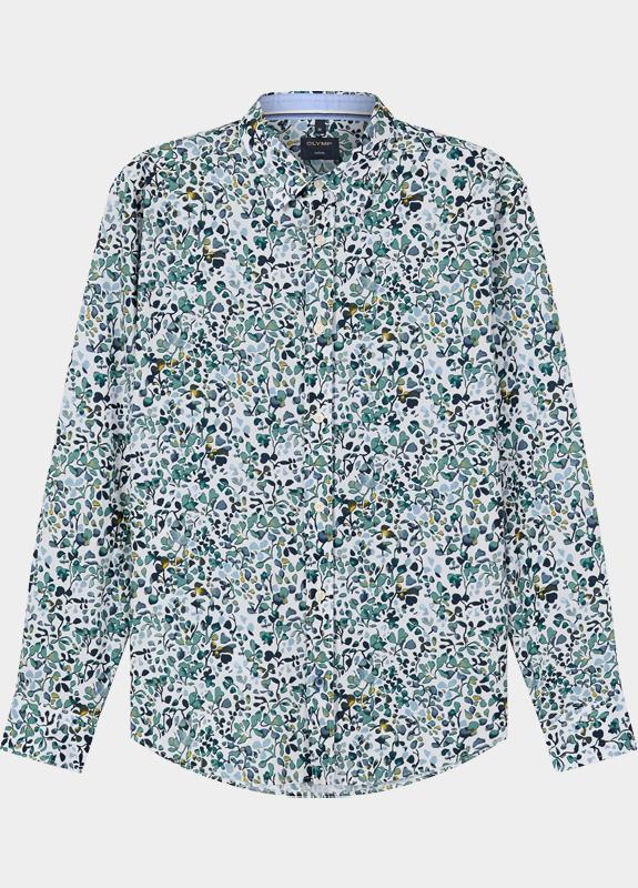 Olymp Overhemd heren Wit Casual 408484/00