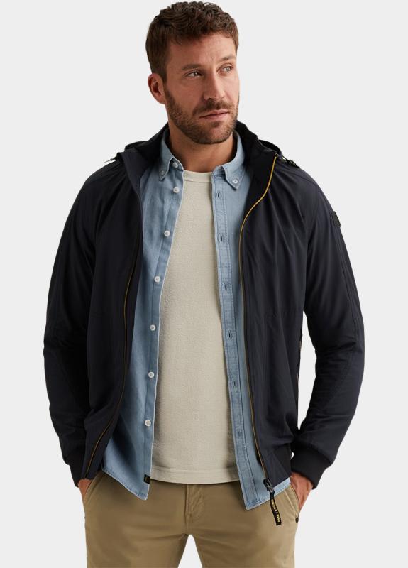 PME Legend Zomerjas heren Blauw Flight jacket STRETCH COMFORT PJA2602124/5281