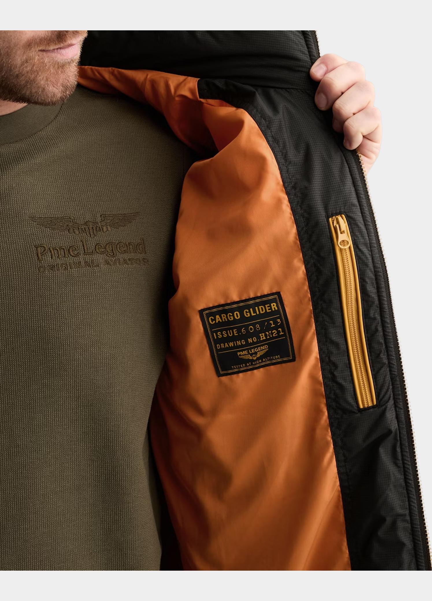 PME Legend Winterjas heren Zwart Flight jacket CARGO GLIDER Br PJA2608113/9067