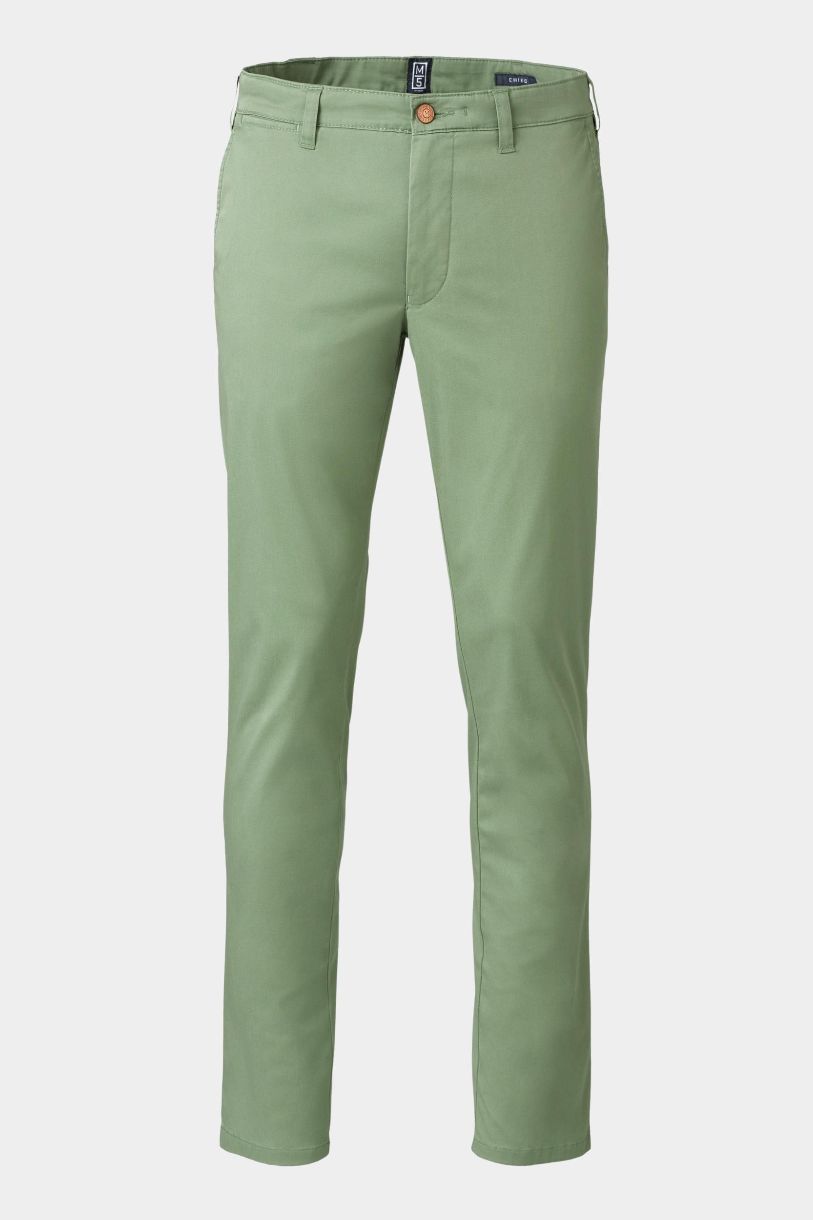 Meyer Katoenen Broek Groen CHINO Art.1-6181 3641618100/23