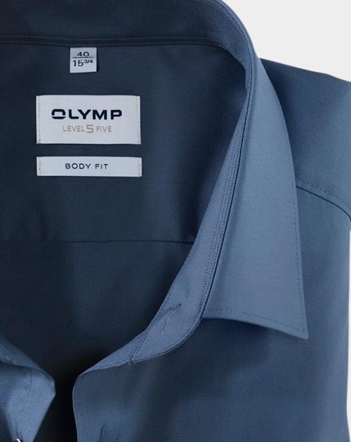 Olymp Business hemd lange mouw Blauw Level Five 609064/13