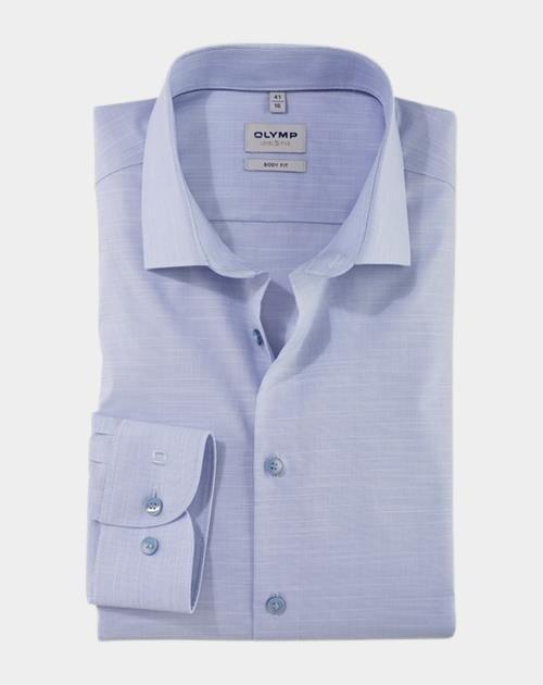 Olymp Business hemd lange mouw Blauw 2132/34 Hemden 213234/13