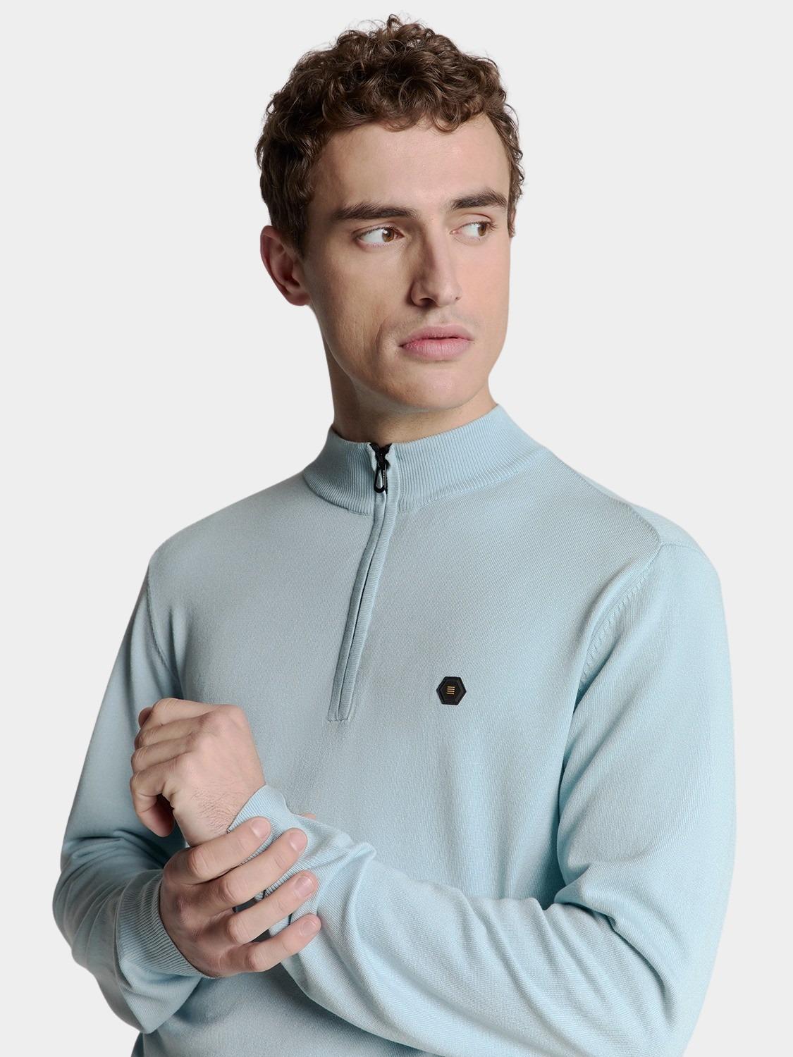 No Excess Half Zip Blauw  27210106SN/151