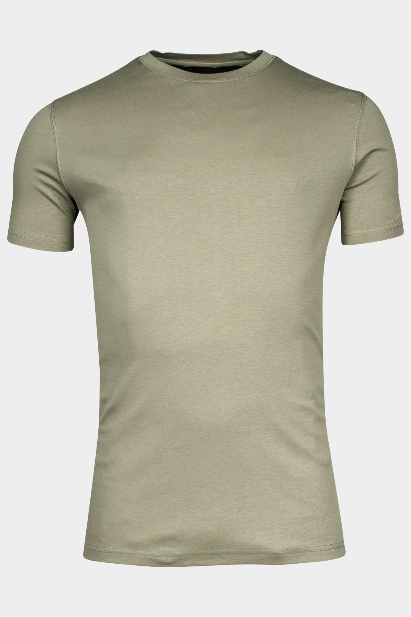 Giordano T-shirt korte mouw Groen Luca short sleeve tee Liquid 515078/70