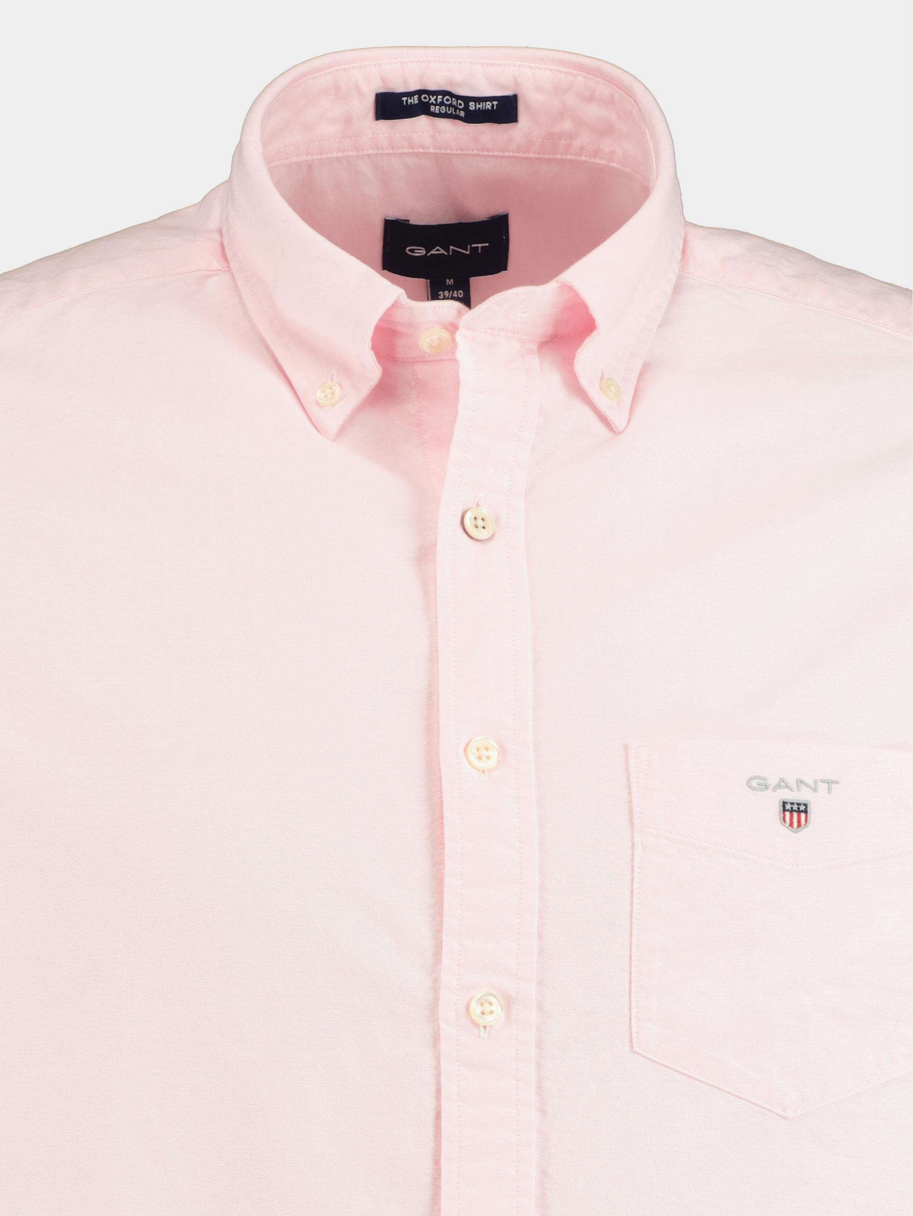 Gant Casual hemd lange mouw Roze Overhemd Oxford Regular Fit 3046000/662