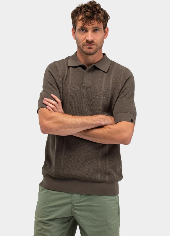 Butcher of Blue Polo korte mouw Grijs Ripley M2616001/708