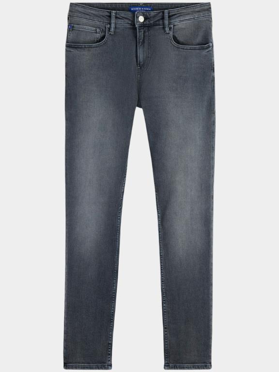 Scotch & Soda 5-Pocket Jeans Blauw Skim skinny fit jeans 167169/4935