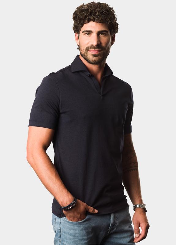 Ledub Polo korte mouw Blauw  0143360/190-000-000