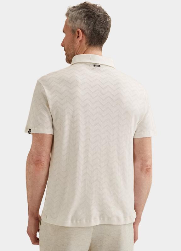 Vanguard T-shirt korte mouw Wit Short sleeve r-neck jacquard VPSS2604858/7004