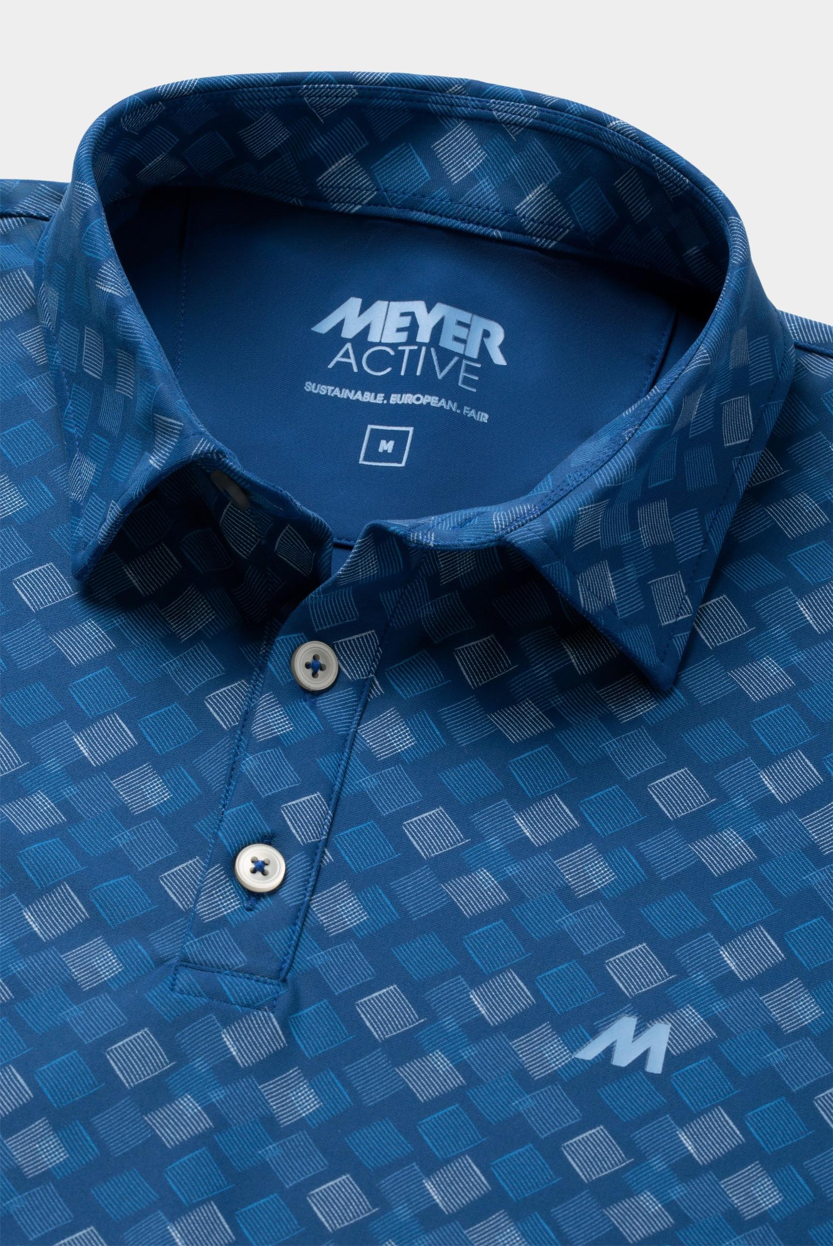 Meyer Polo korte mouw Blauw PHIL Art.9-9008 9539900800/16