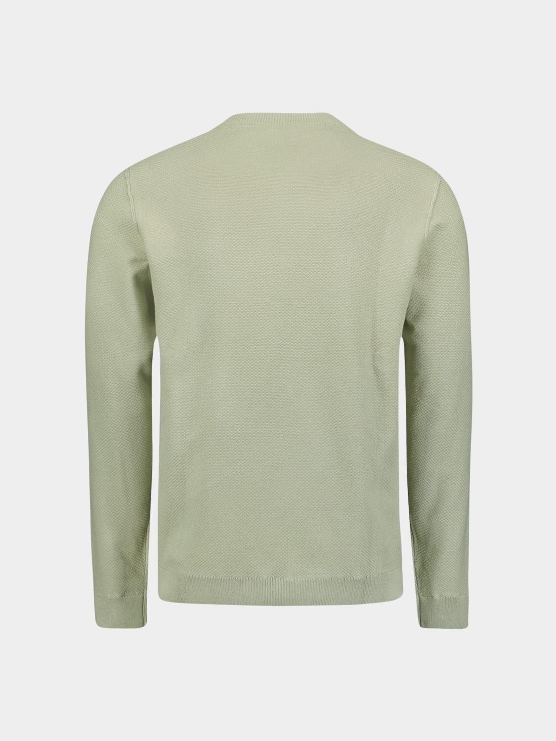 No Excess Pullover Grijs Pullover Crewneck Solid Jacqu 25230805/049