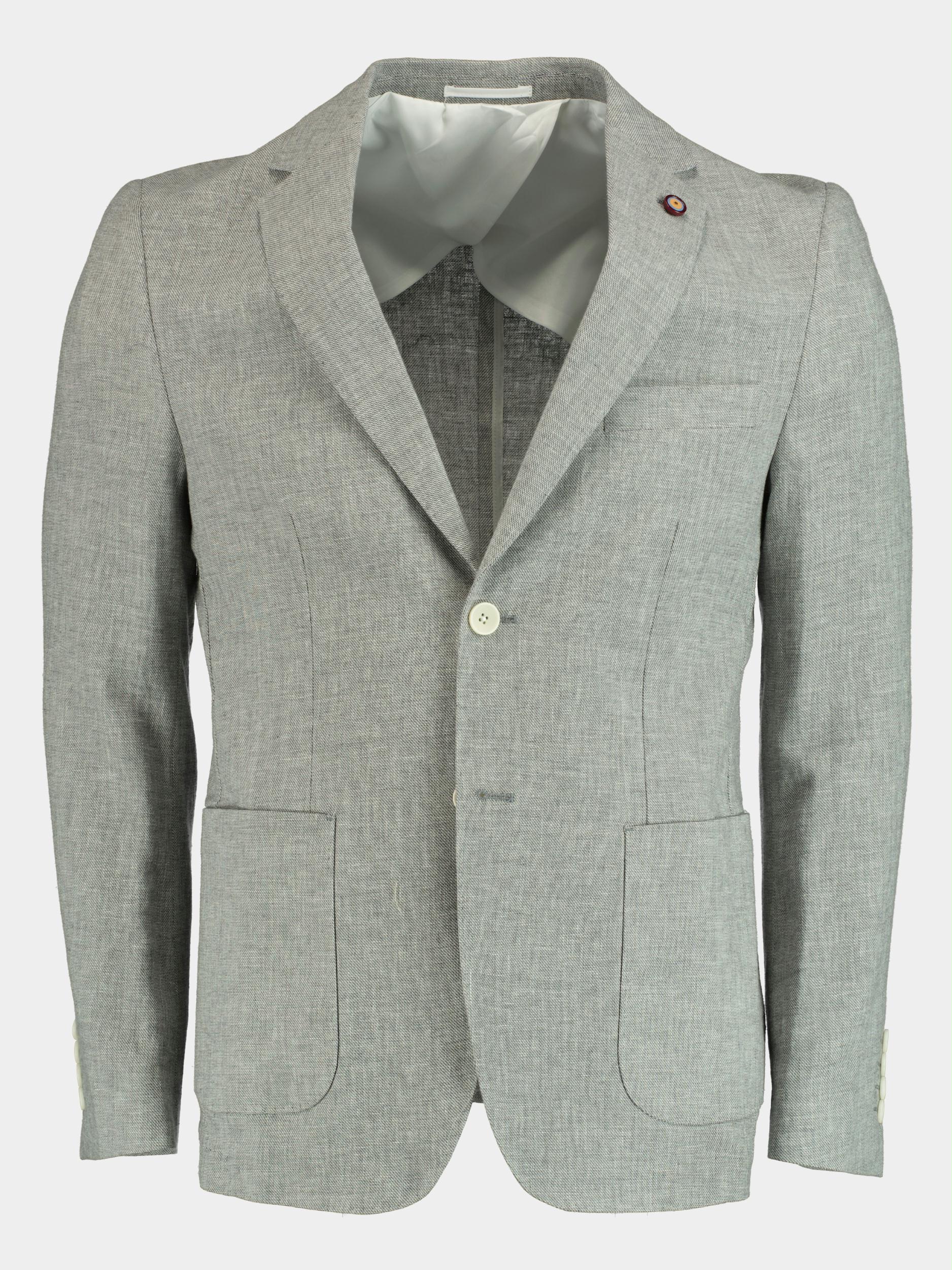 Maxim B Colbert Grijs slim fit colbert beige SLR18-0842/GREY