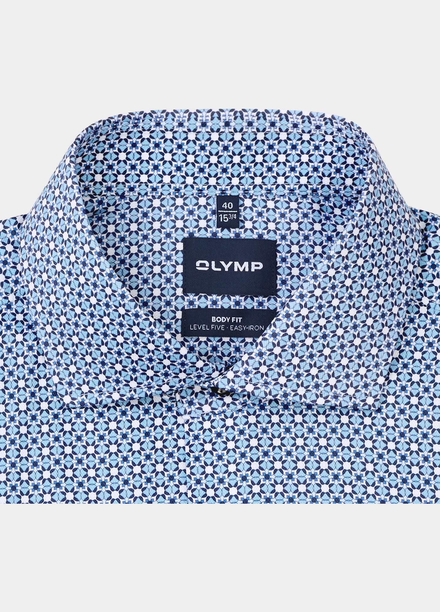 Olymp Zakelijk overhemd heren Blauw Level 5 b.f. D.2215 206824/11