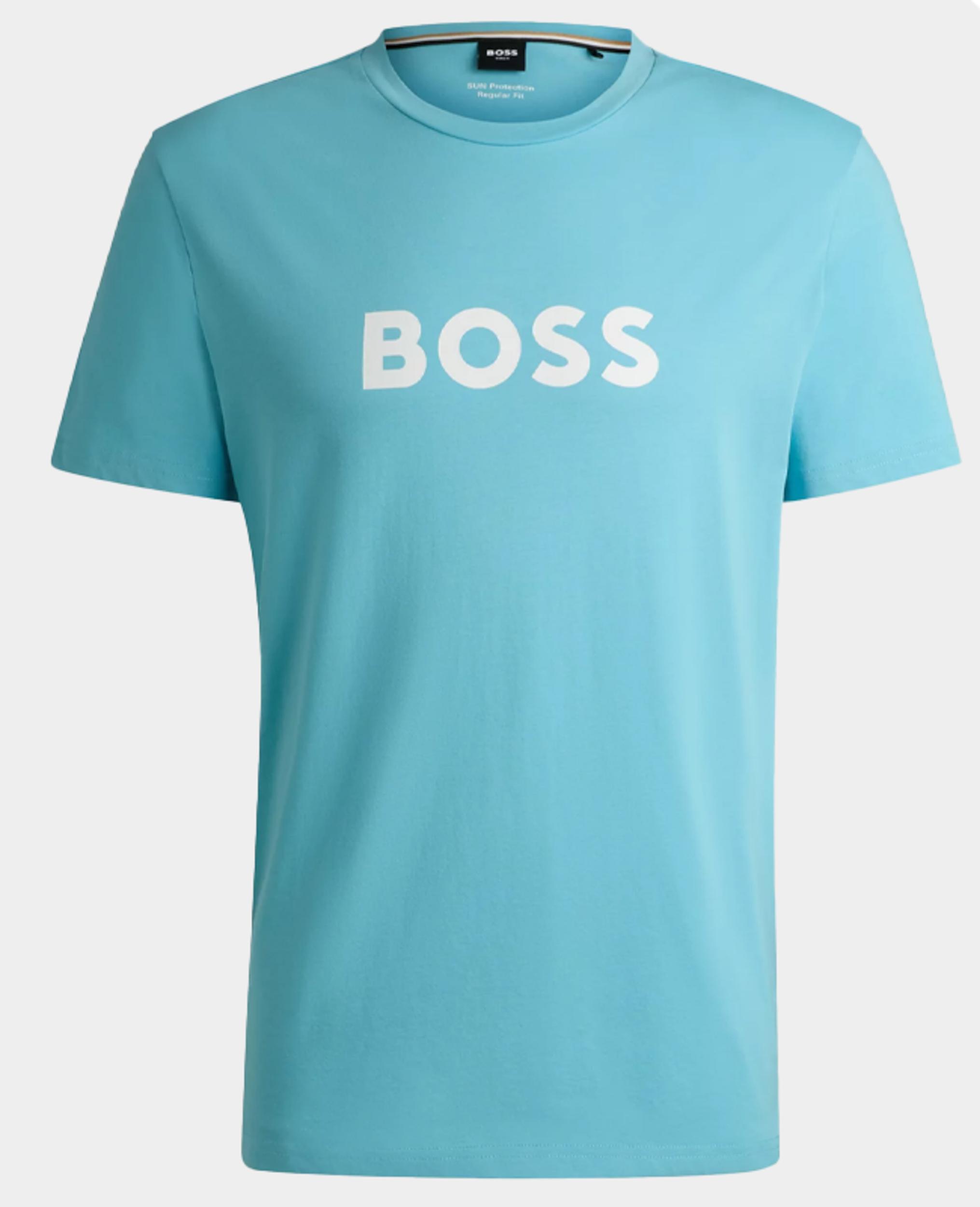 BOSS Black T-shirt korte mouw Blauw T-Shirt RN 10249533 01 50491706/455
