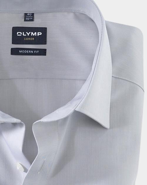 Olymp Business hemd lange mouw Grijs Luxor 030464/63