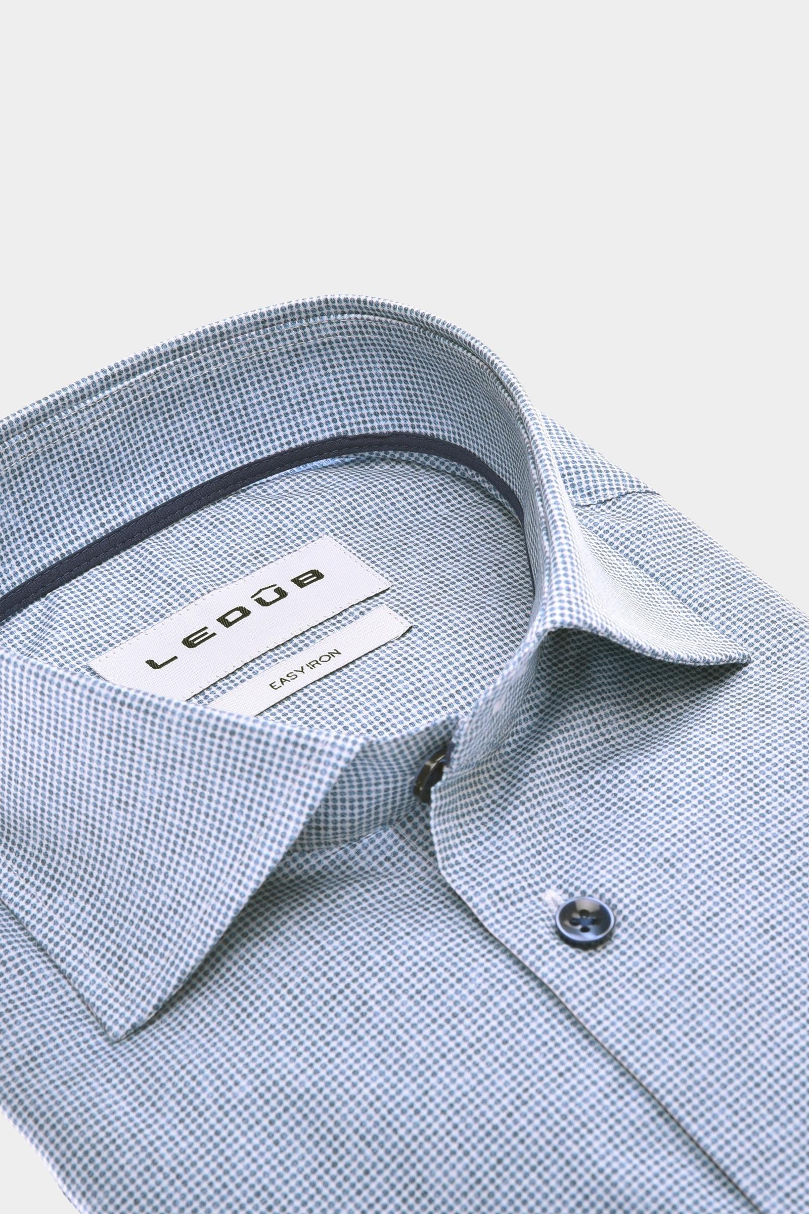 Ledub Overhemd extra lange mouw Blauw MFN7 0143095/160-175-000