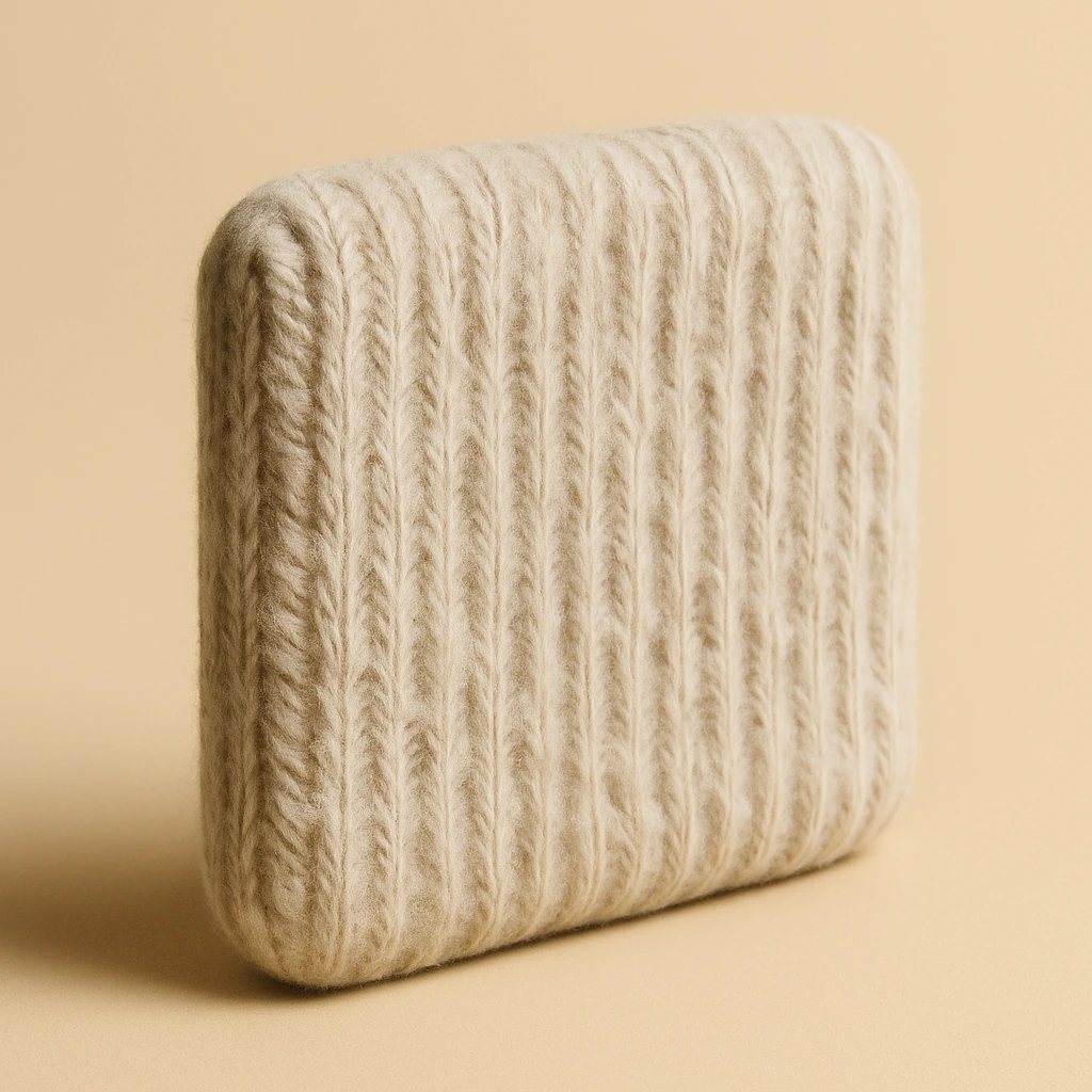 Kussen van zacht cashmere