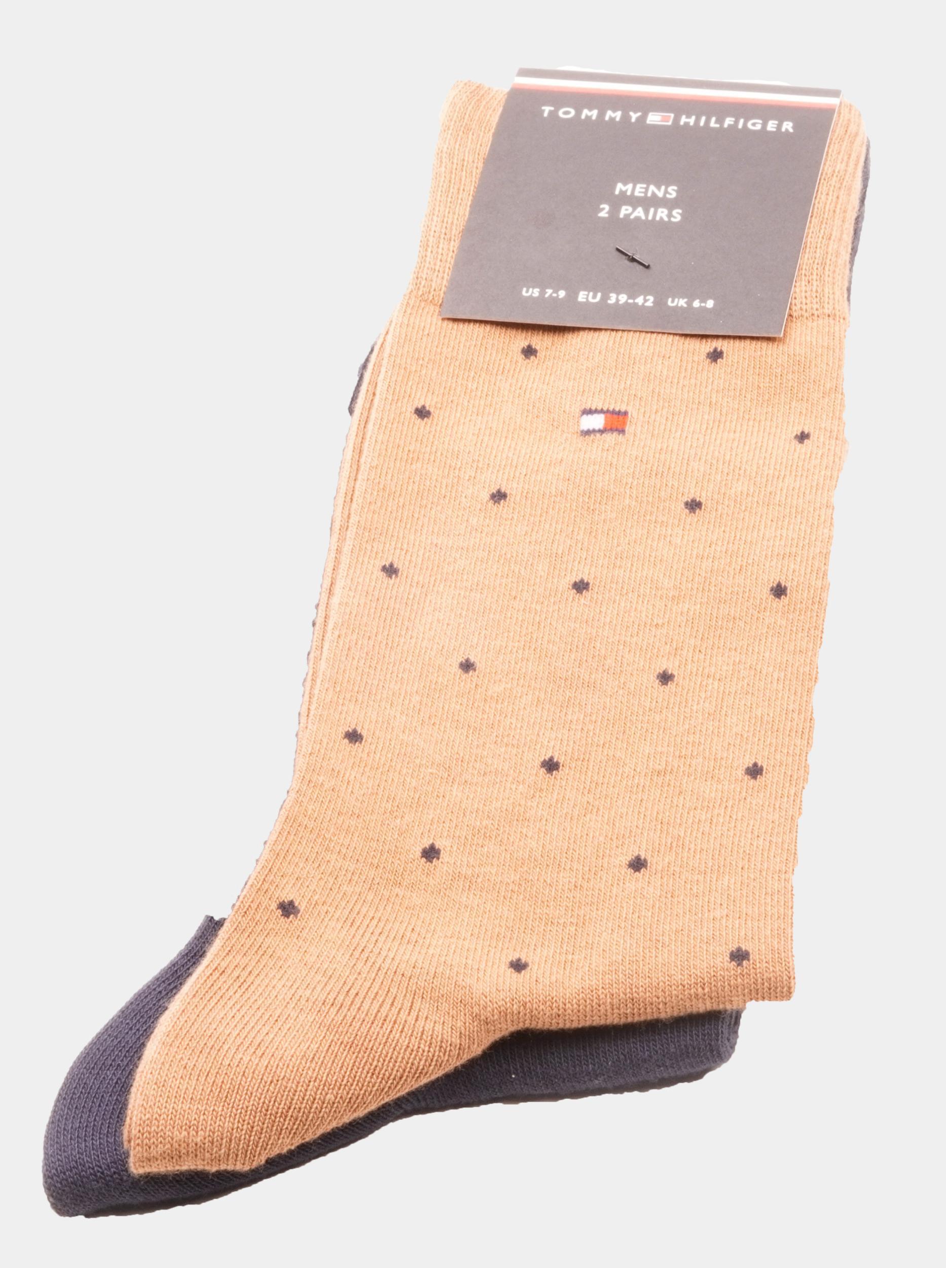 Tommy Hilfiger Sokken Beige TH Men Sock 2P Dot 701224898/002