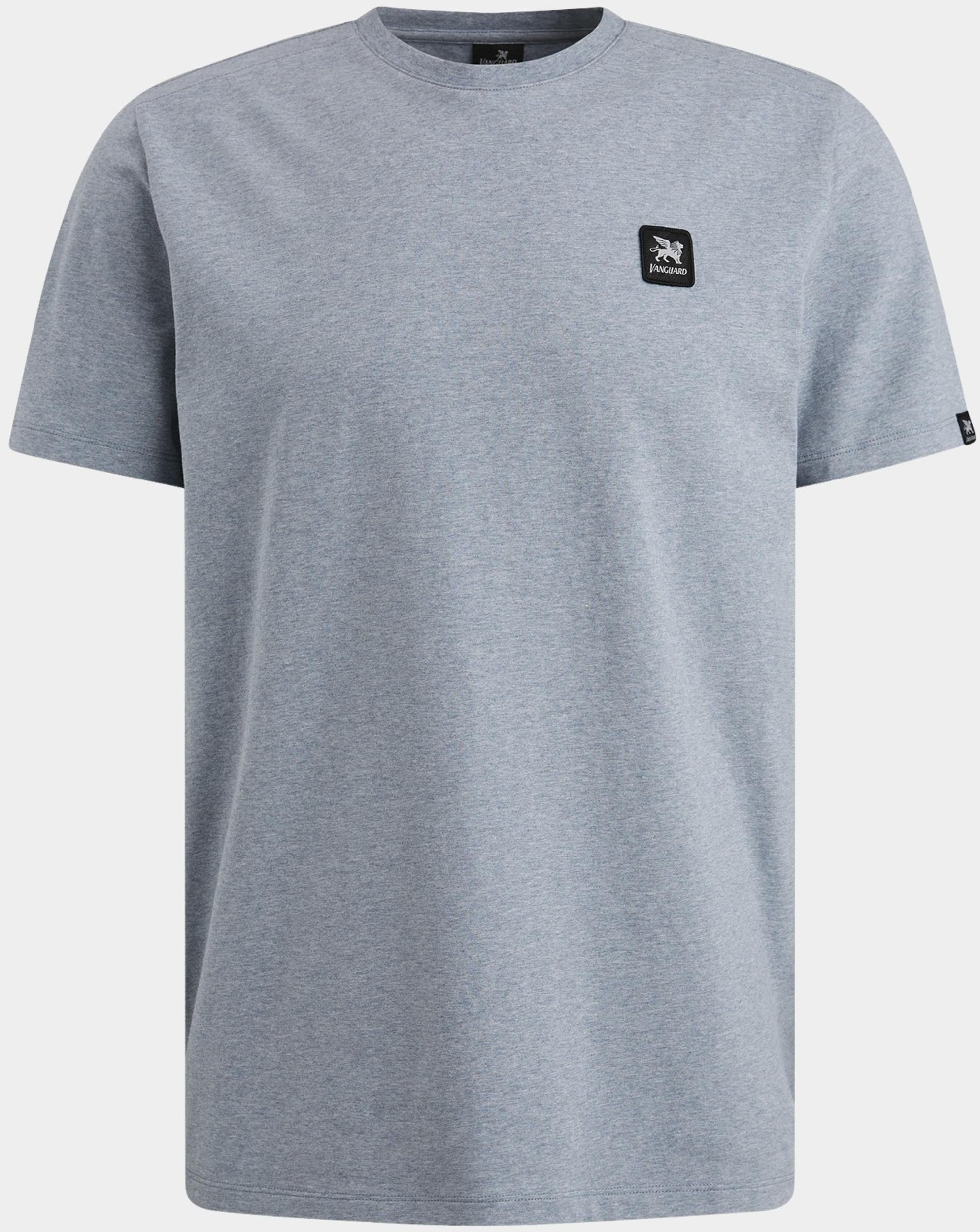 Vanguard T-shirt korte mouw Blauw R-neck cotton elastan jersey VTSS2502502/5407