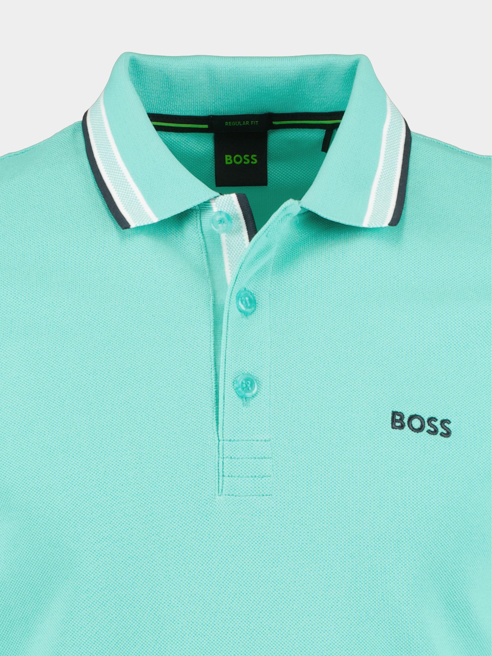 BOSS Green Polo korte mouw Groen Paddy 10241663 01 50468983/340