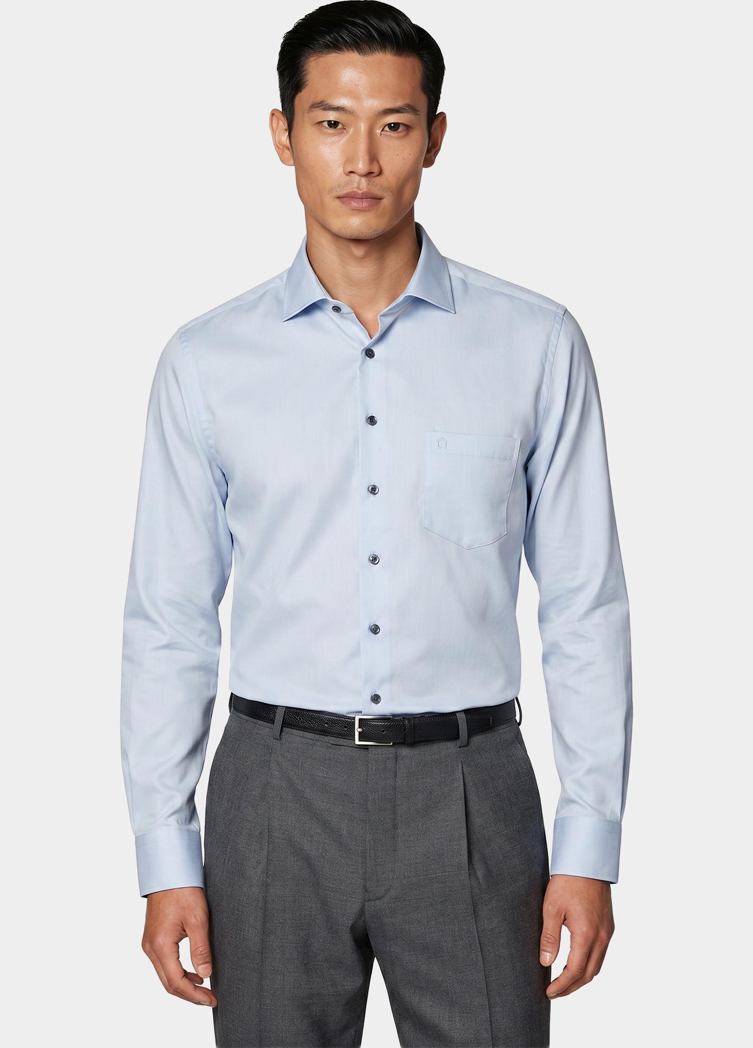 Ledub Business hemd lange mouw Blauw LE24239/64 MFN 5 0323509/120-170-650