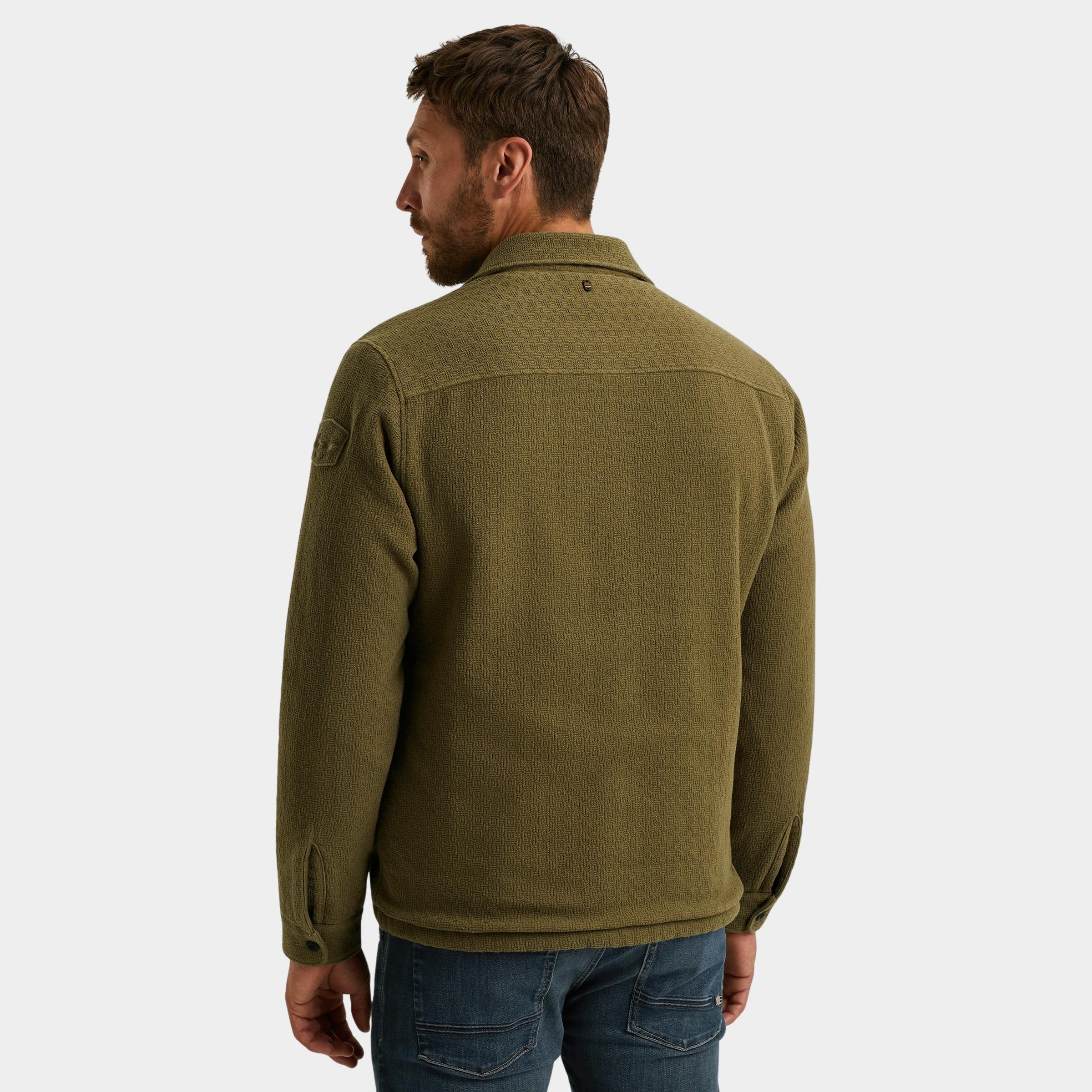 PME Legend Casual hemd lange mouw Groen LONG SLEEVE SHIRT Bold Waffle PSI2510214/6389